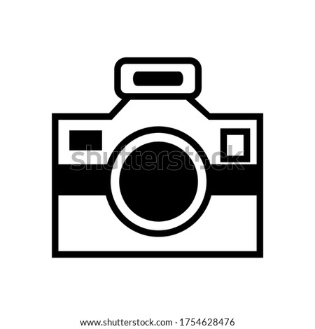 camera  icon or logo isolated sign symbol vector illustration - high quality black style vector icons
