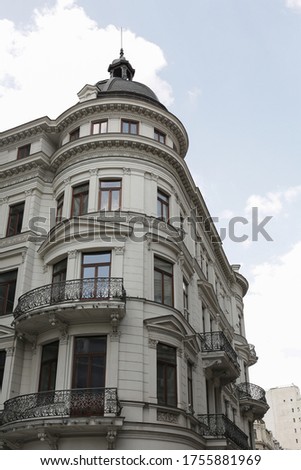 rehabilitated building in the center of Bucharest