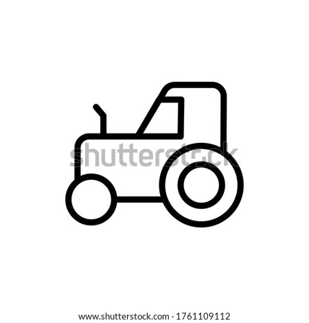 Tractor, technology icon. Simple line, outline illustration elements of agriculture icons for ui and ux, website or mobile application