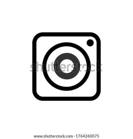 Vector Instant Camera Icon on EPS 10
