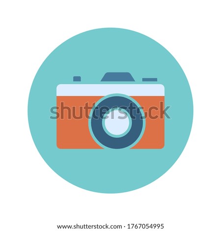 Camera Icon. Camera symbol. Camera vector icon on white background