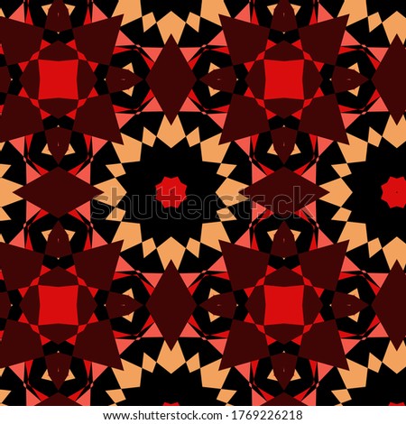 Abstract geometric Background illustration, geometric kaleidoscope pattern