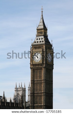 Big Ben clocktower (London, UK)