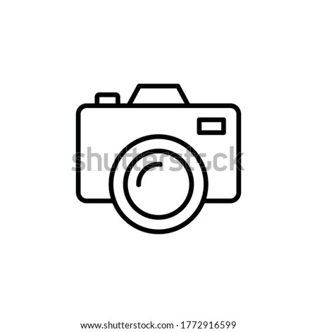 photo camera icon vector sign symbol