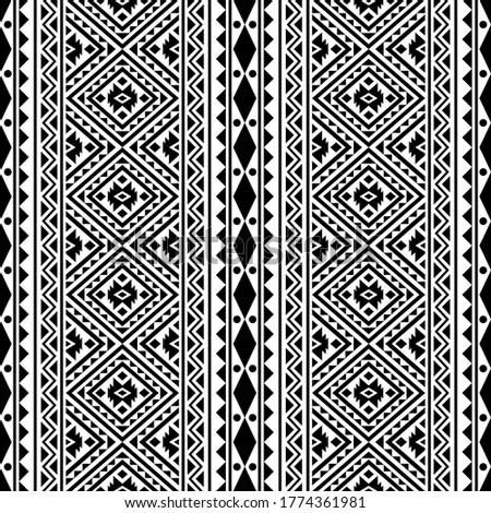 Tribal ethnic pattern design illustration vector