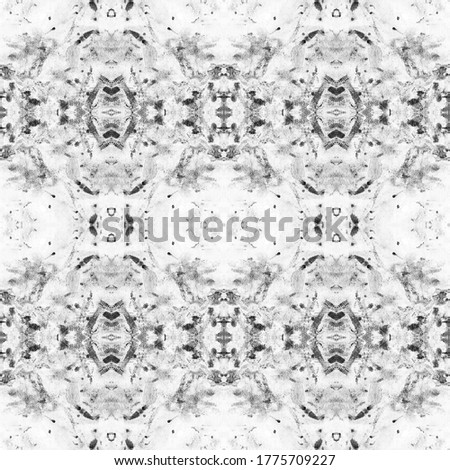 Grey Artistic Seamless. Bright Ink Dirty Background. White Pastel Art Image. Dark Messy Banner. Black Contemporary Pattern.Hand Drawn Panorama. Painterly Template. Crumpled Backdrop.