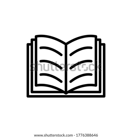 open book icon vector illustration design