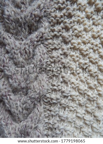 hand knitted wooly gray texture