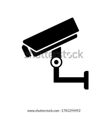 Cctv camera vector icon. filled flat sign for mobile concept and web design. Surveillance Camera simple solid icon. Symbol, logo illustration.