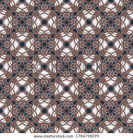 Geometric color seamless background for tile or textile
