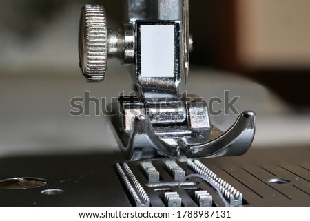  Closeup on elettric sewing machine