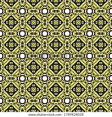 Modern Abstract Medallion. Brown, Ochra, Cepia Bed Linen. Peruvian, Mexican, Navajo Ornament. Old Summer Folk Mosaic. Organic Geometrical Carpet.