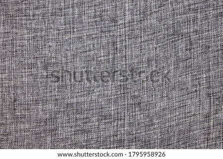Gray fabric texture for background. Design, material.