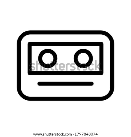 Tape icon or logo isolated sign symbol vector illustration - high quality black style vector icons
