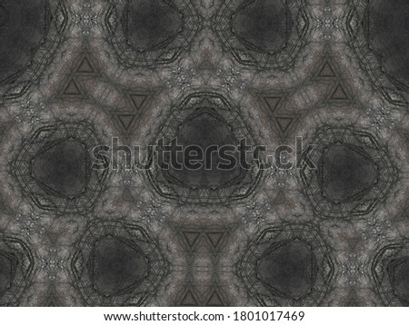 Illustration of an abstract colorful geometric background with beautiful patterns. Kaleidoscope art