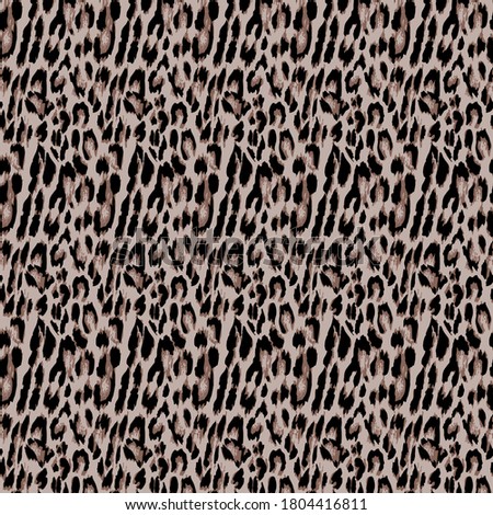 leopard pattern on beige background