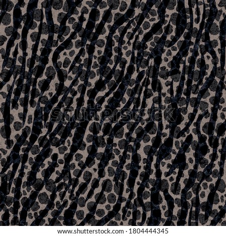 Zebra Dalmatian Abstract Seamless Print
