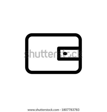 Illustration Vector graphic of wallet icon