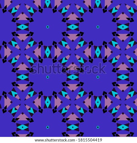 Abstract geometric Background illustration, geometric kaleidoscope pattern