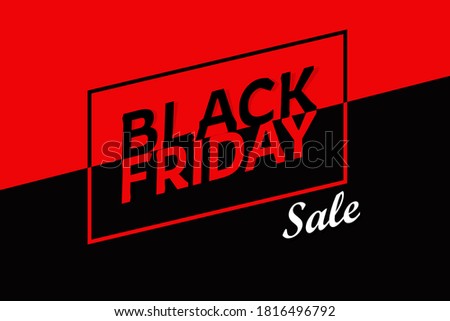 BlackFriday text design and product discount price tags.