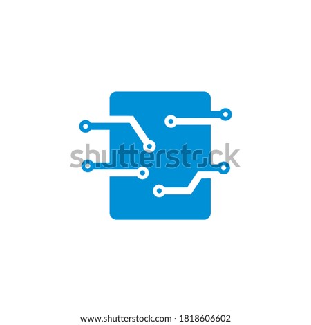 Abstract Electronic Vector , Technology Logo