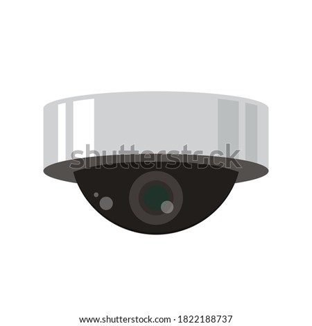 Closed circuit camera vector. free space for text. wallpaper.
