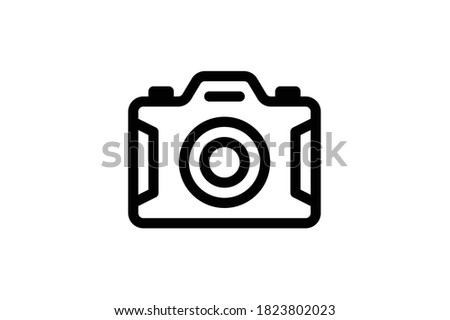 Electronic Outline Icon - Camera