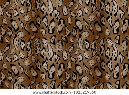 seamless leopard skin fabric pattern 