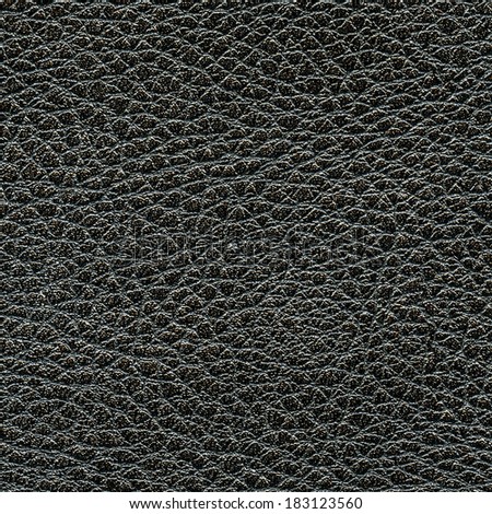 black leather closeup