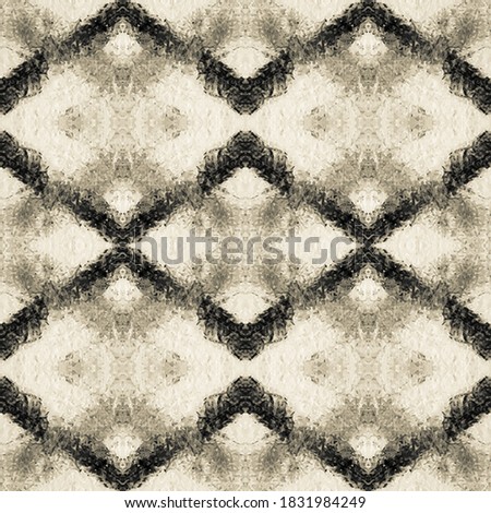 Seamless Template. Geometric Paint Drawing. Line Simple Paper. Gray Line Doodle. Ink Design Texture. Black Retro Zig Zag. Vintage Print. Gray Old Pattern. Black Rustic Paper. Creme Background.