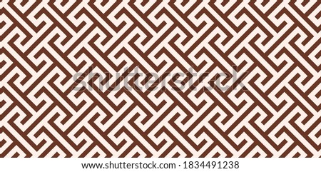 Ethnic vector geometric seamless pattern. Monochrome stylish texture.
