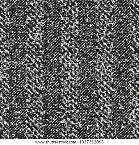 Monochrome Mélange Textured Striped Pattern