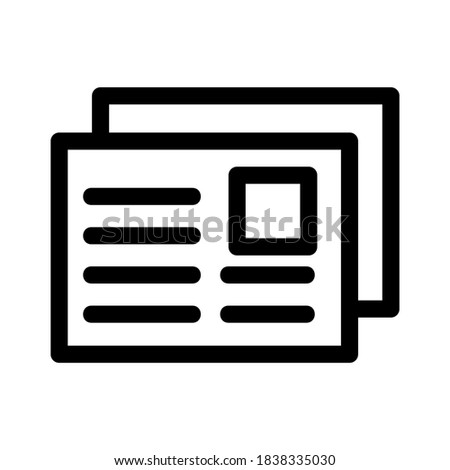newspaper icon or logo isolated sign symbol vector illustration - high quality black style vector icons

