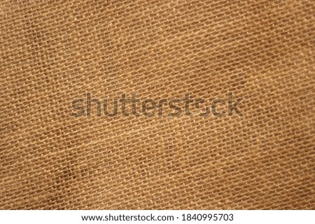 the texture of the burlap brown