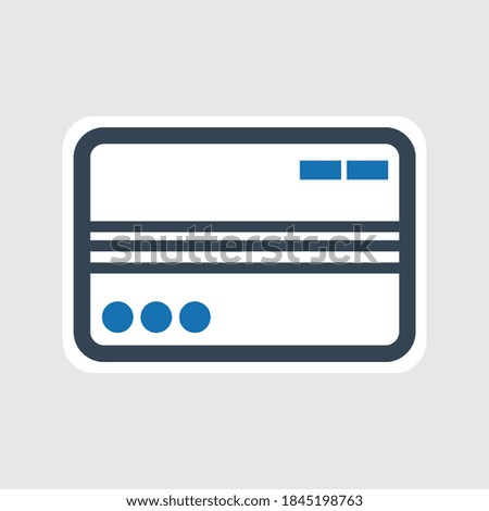Atm card vector design icon. atm money card design.