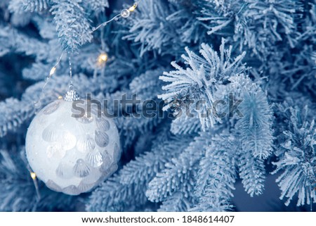 christmas tree with decorations and toys