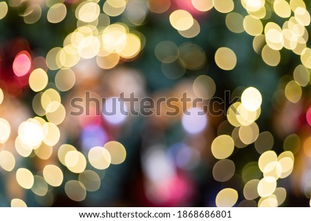 Christmas bokeh light abstract , Christmas background pattern concept.