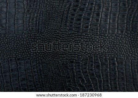 Black crocodile skin texture as a background paper