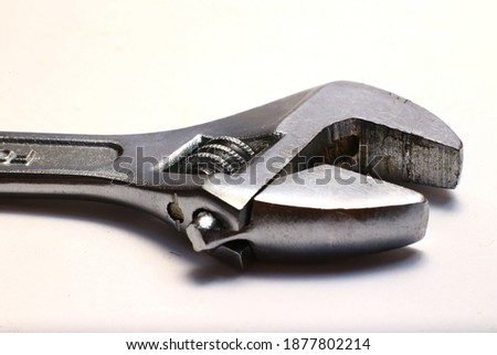 Tools including wrench spanner, screwdriver and plier