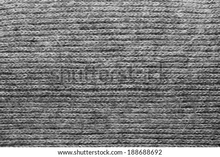 Woolen Crocheted Fabric Texture
