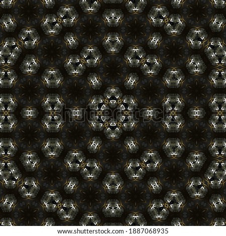 Abstract mandala background with unique and beautiful patterns