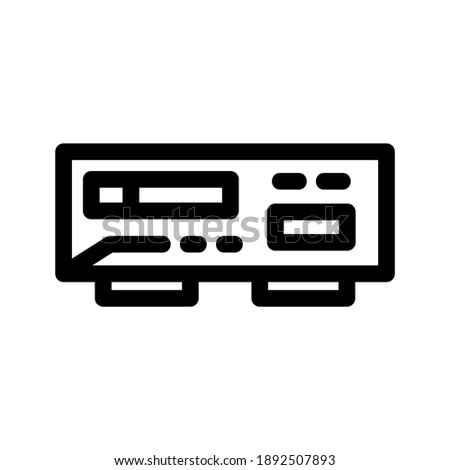 Video Player icon or logo isolated sign symbol vector illustration - high quality black style vector icons
