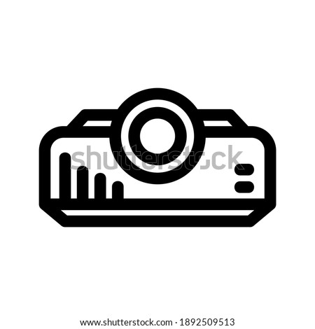 Projector icon or logo isolated sign symbol vector illustration - high quality black style vector icons
