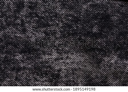 black stone washed Denim texture