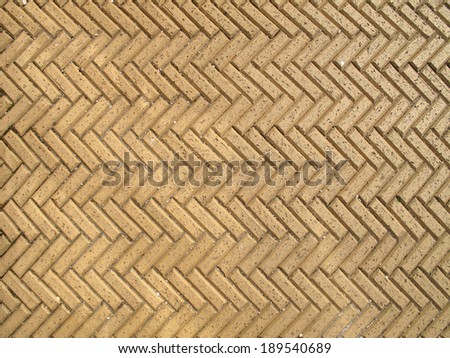 Herringbone Brick Floor Pattern 01 - Yellow