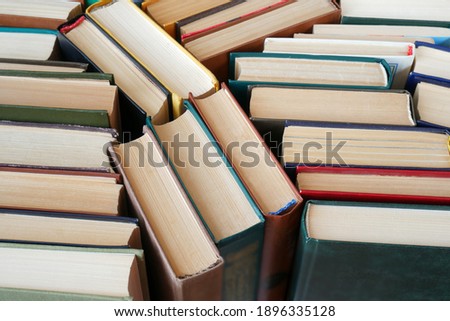 Big Book pile, book shelf