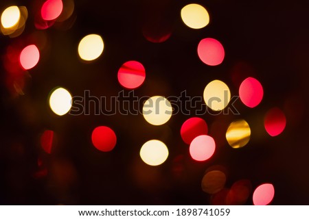 background of many blurred colored lights