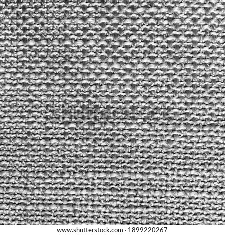 Large light cream grey woven rough fabric texture linen