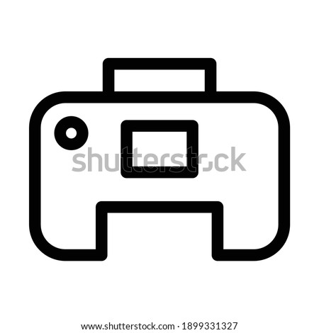 electronics vector icon on white background in EPS format