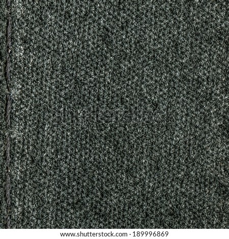 old gray-green textile texture, stitch